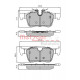  Kit de plaquettes de frein, frein à disque ()