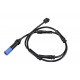  Contact d'avertissement, usure des plaquettes de frein ()