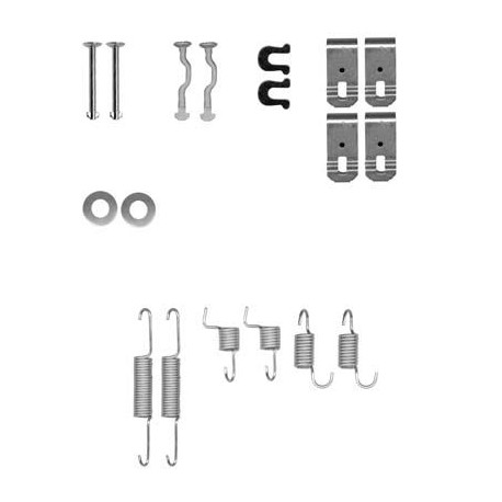  Kit d'accessoires, mâchoires de frein de stationnement ()